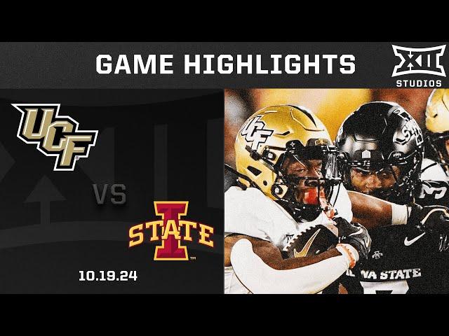 UCF vs. Iowa State Highlights | 2024 Big 12 Football