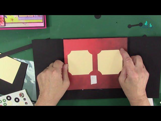 How to use Dumb-bell & Swivel Dies with Photo Slots Curved Dies (CoolKatzCraft Ltd)