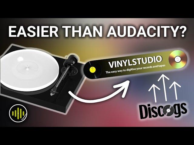 Converting Vinyl to Digital Files with Vinyl Studio (Track Names from Discogs!)