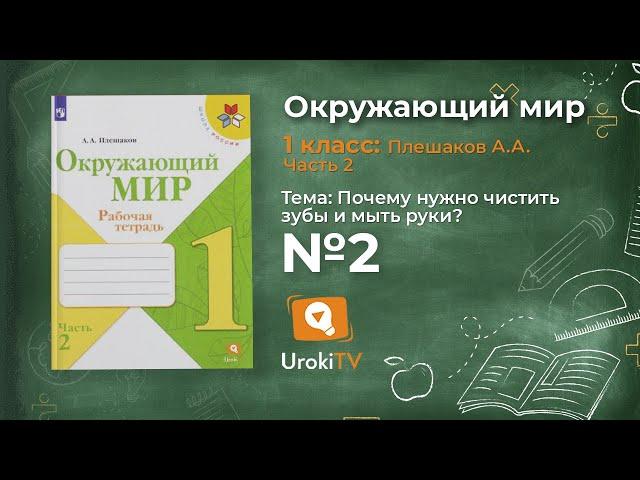 Задание 2 Почему нужно чистить зубы и мыть руки? - Окружающий мир 1 класс (Плешаков А.А.) 2 часть