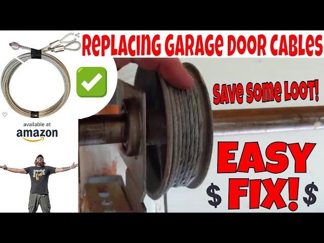 How To Replace Both Cables on a Garage Door Torsion Spring System