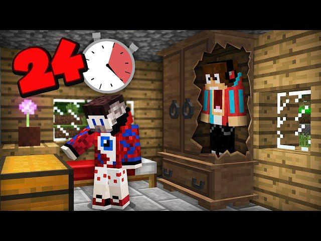 24 ЧАСА В ШКАФУ ДОМА У ДРУГА В МАЙНКРАФТ | Компот Minecraft