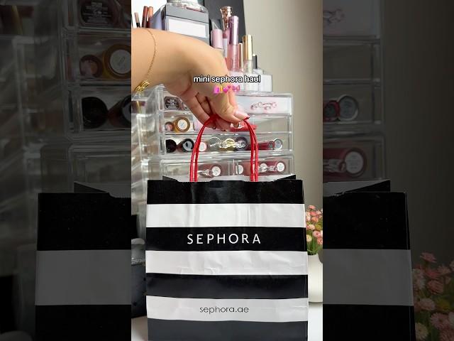 mini sephora haul ️ #sephorahaul #makeup #skincare #beauty #sephora #catherinemaaaae