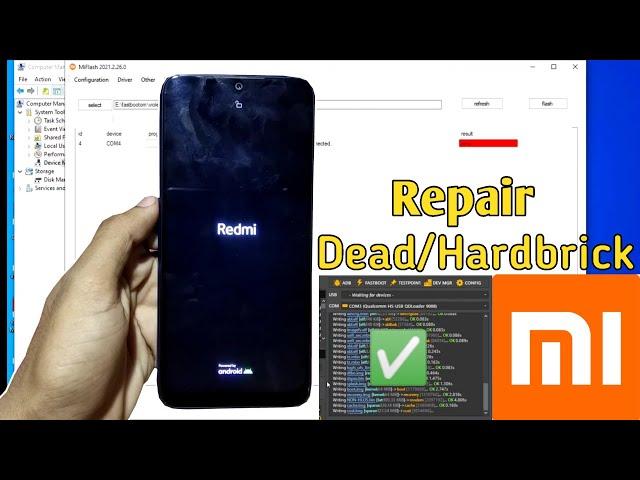 How to Fix Hardbrick Xiaomi Devices | EDL Mode Rom Flashing Full Process 