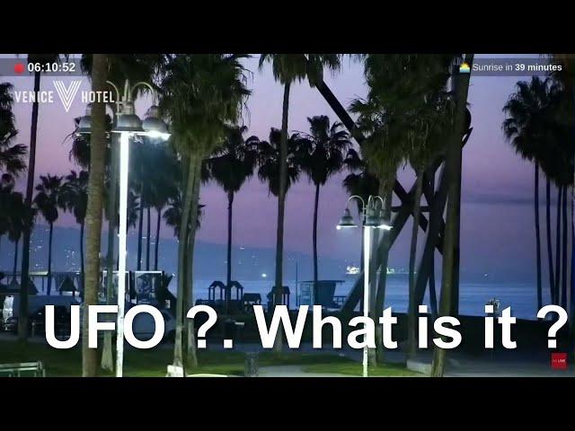 Venice Beach web cam UFO ?