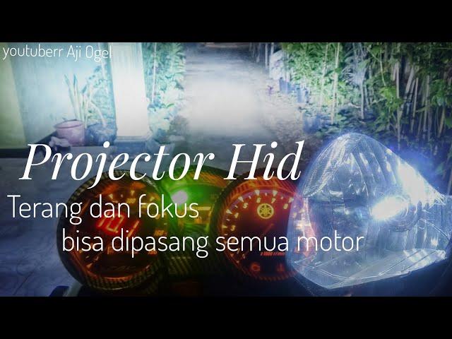 Totorial & unboxing cara pemasangan lampu HiD disemua motor  mudah dan simpel