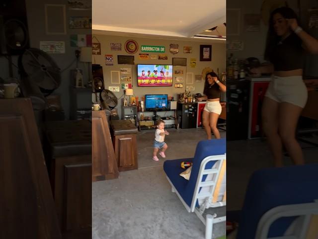 Dad catches mom teaching daughter how to dance then son does this #shorts