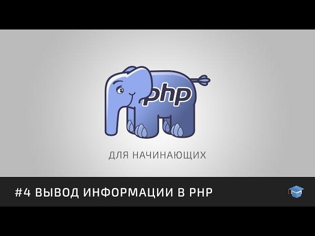 Курс уроков PHP для начинающих | #4 Вывод информации в PHP