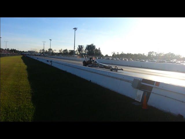 Top Fuel Drag Race Finish Line Flyby Upclose!!!