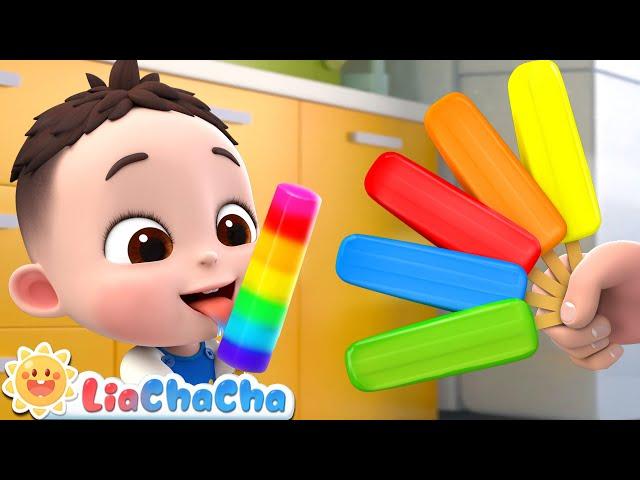 Making Ice Pops Song | Colorful Ice Pops for Kids | LiaChaCha Kids Songs & Nursery Rhymes