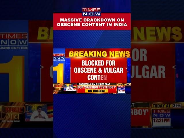 Ministry Of Information & Broadcasting Takes Strict Action Against Obscene & Vulgar Content #shorts