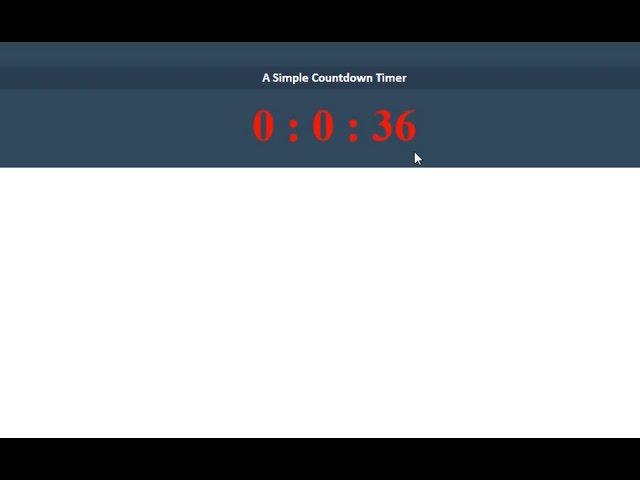 JQuery Countdown Timer Complete