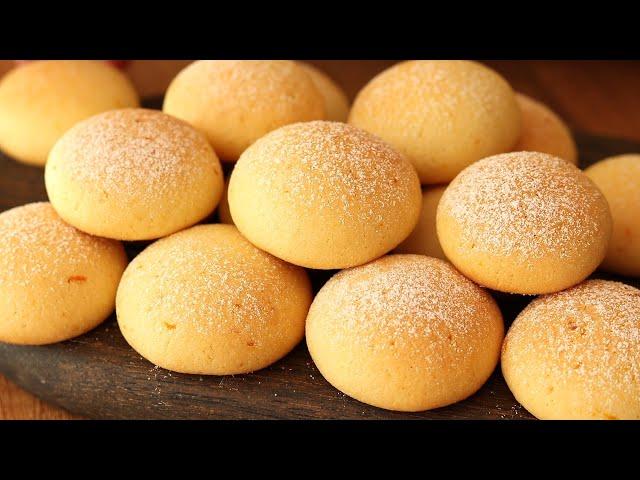 Quick delicious semolina cookies. Easy cookie recipe.