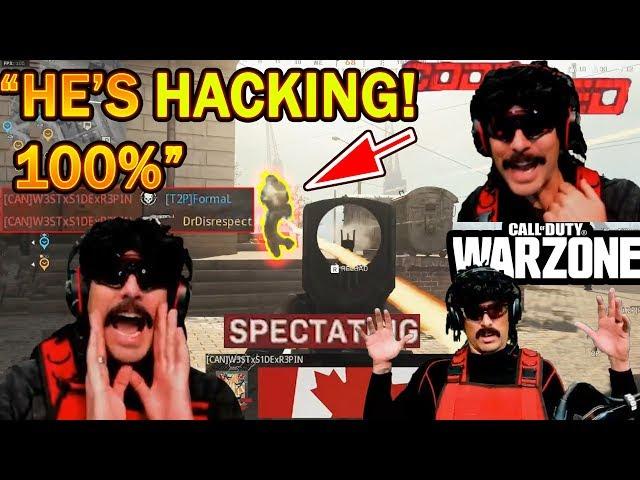 DrDisrespect Meets & Spectates FIRST HACKER in COD Warzone ($50K Tournament!)