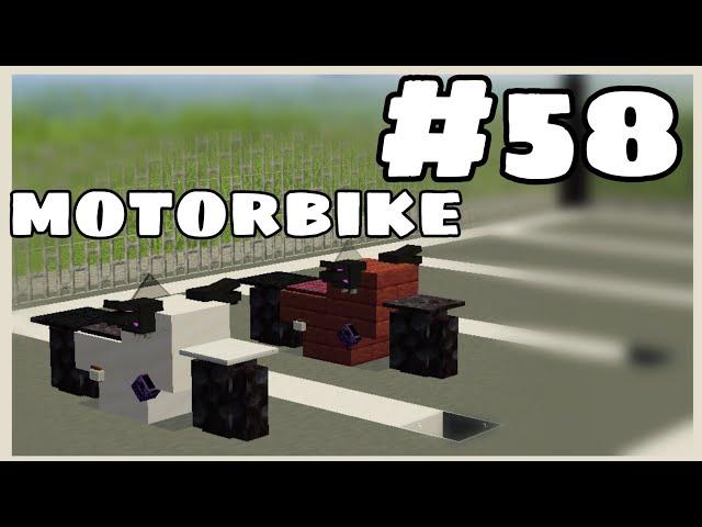 Minecraft Tutorial Как построить мотоцикл Bonus #58 ВОЗВРАЩЕНИЕ !!