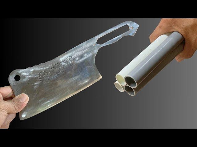 Don't throw away your PVC pipes! I will show you how to make a knife handle out of PVC