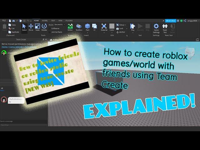 Roblox Studio - How to create Roblox games with friends using Team Create [Explained]