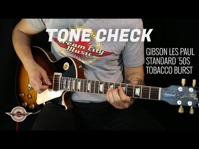 TONE CHECK: Gibson Les Paul Standard '50s Electric Guitar Demo | NO TALKING