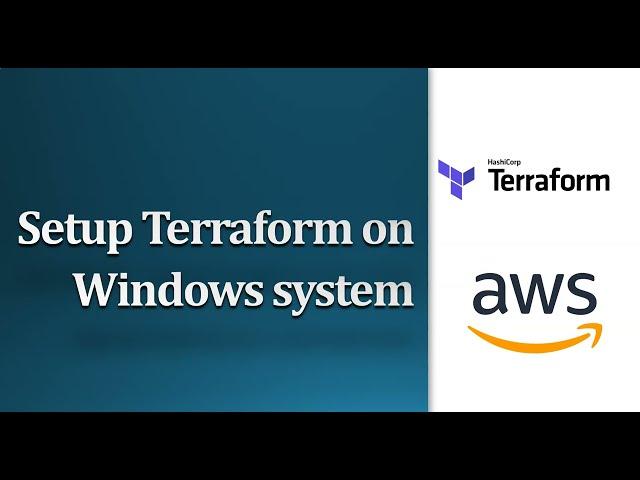 1. Terraform - Install terraform on Windows | Terraform setup for AWS Cloud