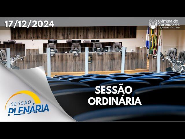 Sessão Ordinária - 17.12.2024