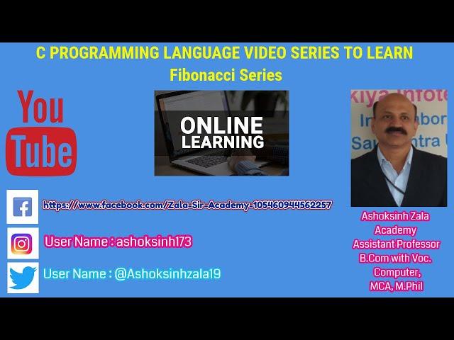 Fibonacci series in C Program