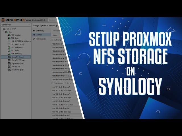 Use your Synology NAS as NFS Storage for Proxmox!