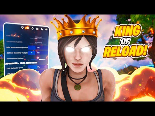 *KING* Of RELOAD!  + *NEW* BEST Controller Settings For Fortnite Chapter 5! (PS4/PS5/XBOX/PC)