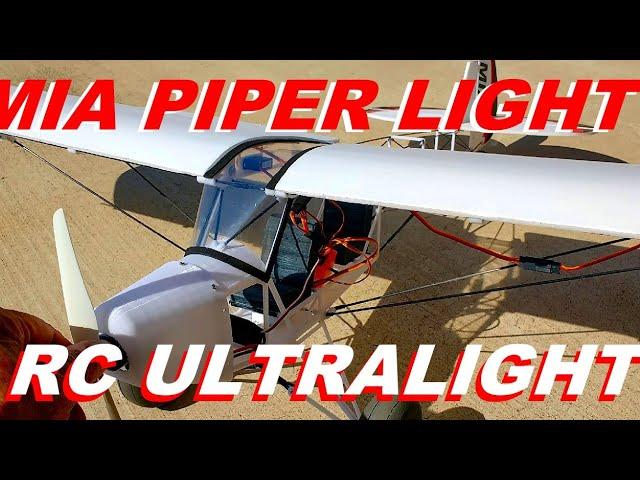 MIA Piper Light - Savage Bobber -  RC Ultralight -  A Designer's Perspective