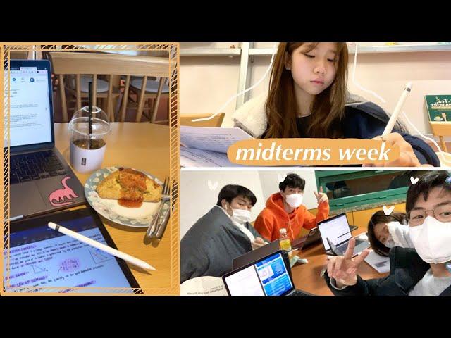 MIDTERMS WEEK // productive & busy days - winter in korea 2021