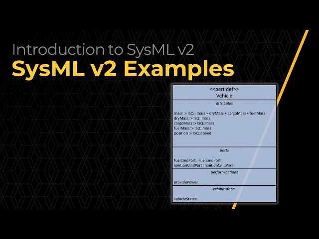 SysML v2 Examples — Lesson 3