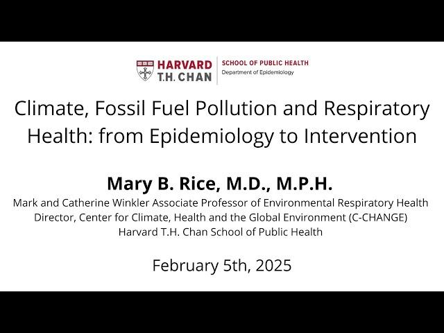 Mary Rice Seminar, February 5, 2025