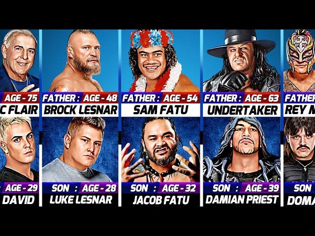 WWE Wrestlers Father and Son Real Life Age Difference