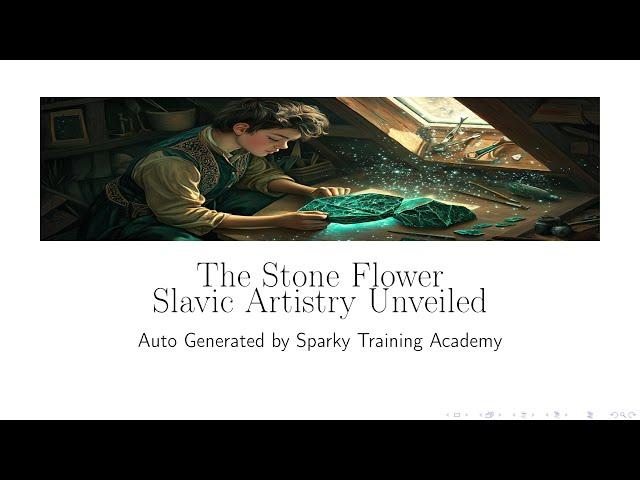 The Stone Flower: Slavic Artistry Unveiled