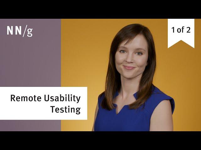 Running a Remote Usability Test, Part 1