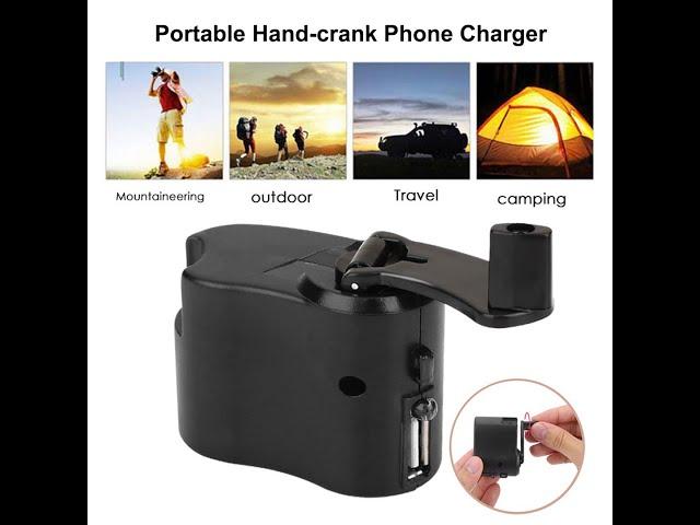 Portable Hand-crank Phone Charger