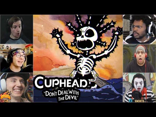 Gamers Reactions to Cala Maria (BOSS) Turning into a Gorgon Mermaid | Cuphead