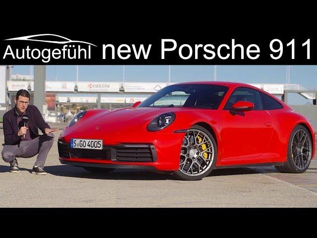 All-new Porsche 911 FULL REVIEW 992 Documentary Carrera S vs 4S 2020 comparison with Cabriolet