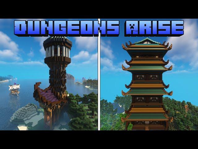 DUNGEONS ARISE - КРУТЕЙШИЙ МОД НА ОГРОМНЫЕ ДАНЖИ В МАЙНКРАФТ! ПОЛНЫЙ ОБЗОР МОДА ГАЙД