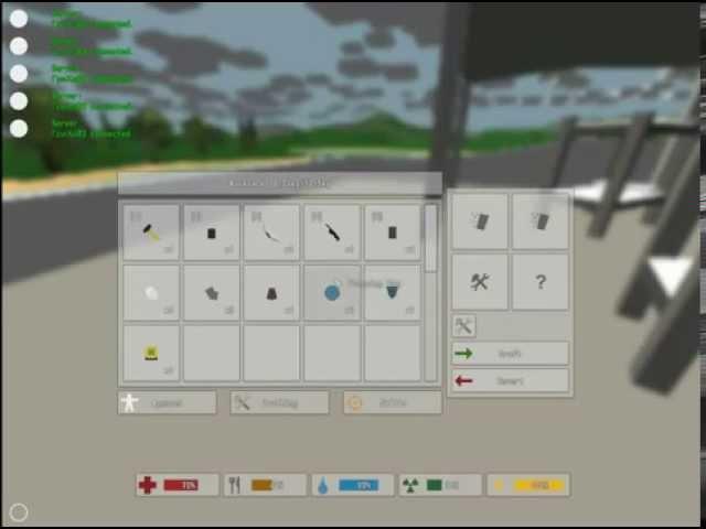 Unturned крафты (Кровать и спальный мешок)