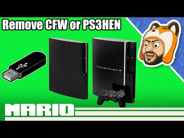 How to Uninstall PS3 CFW or PS3HEN | Revert to Stock OFW