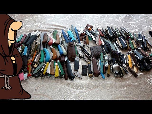 Наводим порядок! Обзор коллекции складных ножей СССР. Редкие ножи СССР / USSR knife collection