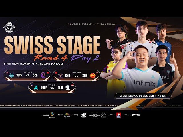 LIVE | MLBB M6 World Championship | Swiss Stage Round 4 Day 2