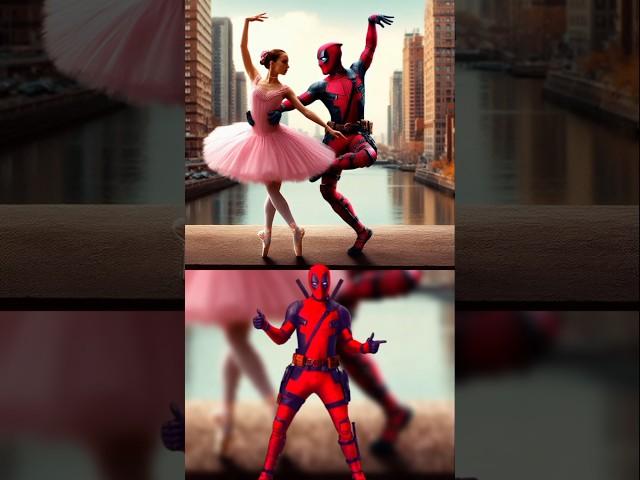 Superheroes Dancing Ballet All Characters (Marvel Vs DC)#marvel #avengers #shorts