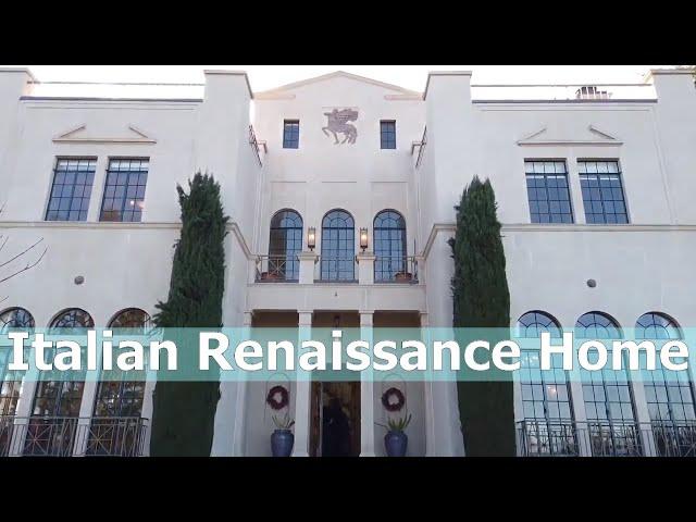 Must See Italian Renaissance Home in San Mateo, California