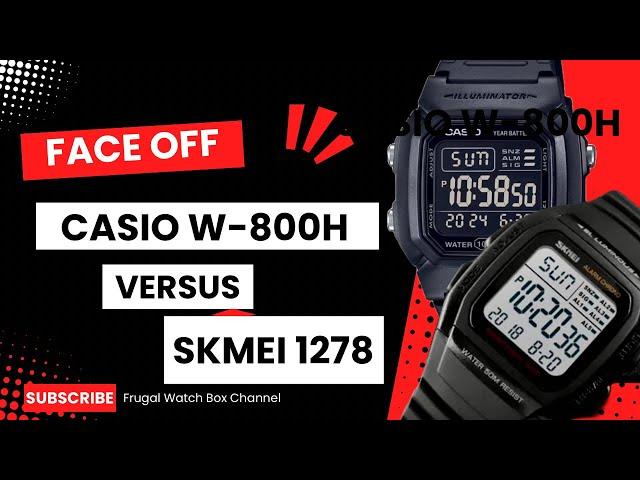 Casio W-800H Vs Skmei 1278: A Comparision