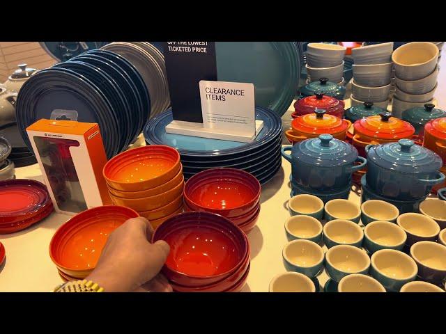 LE CREUSET OUTLET STORE - COOKWARE SET DEALS DUTCH OVEN up to 50%OFF | SHOP WITH ME