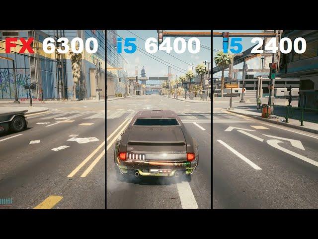 FX 6300 vs i5 6400 vs i5 2400