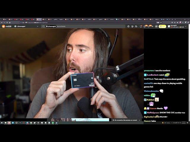 Asmongold leaks his Credit Card Live on Stream