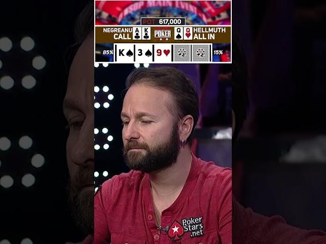 Iconic Poker Moment: Daniel Negreanu All-in vs Phil Hellmuth in World Series of Poker Main Event