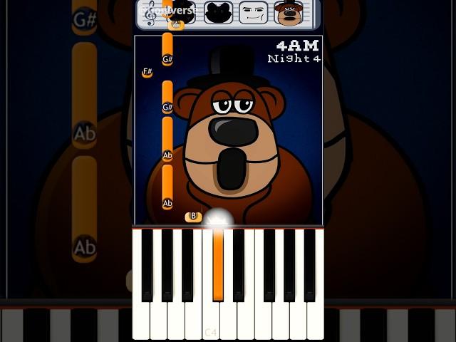 My Singing Freddy Fazbear @Goniverse [Piano Tutorial]